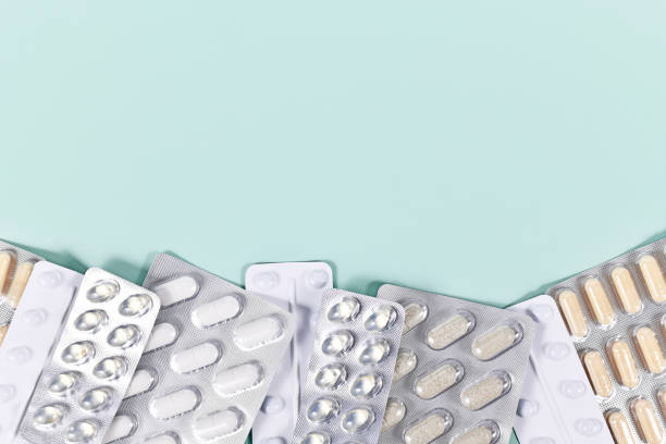 istock Blister packs with various pills and capsules 1387042712