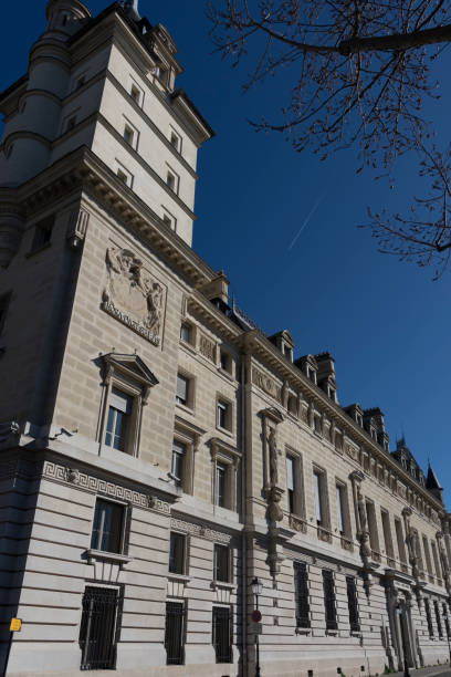istock The Paris right bank buildings 1387043897