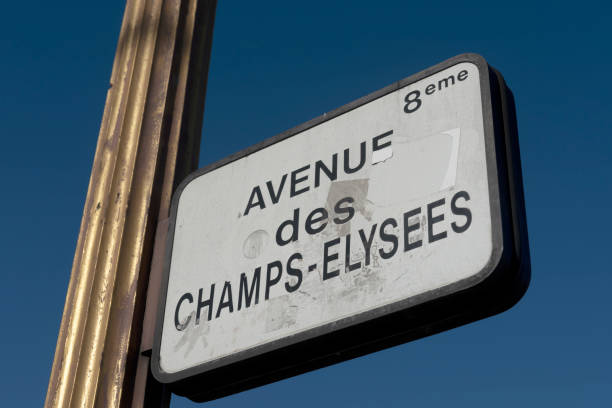 The sign for Avenues des Champs-Elysees.