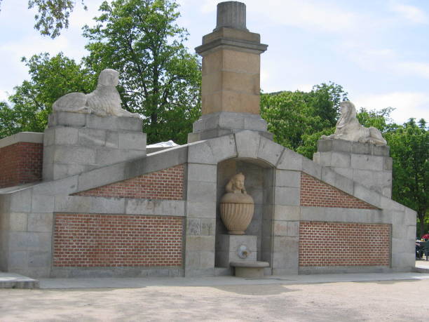 istock Stone fountain in Madrid 1387054710