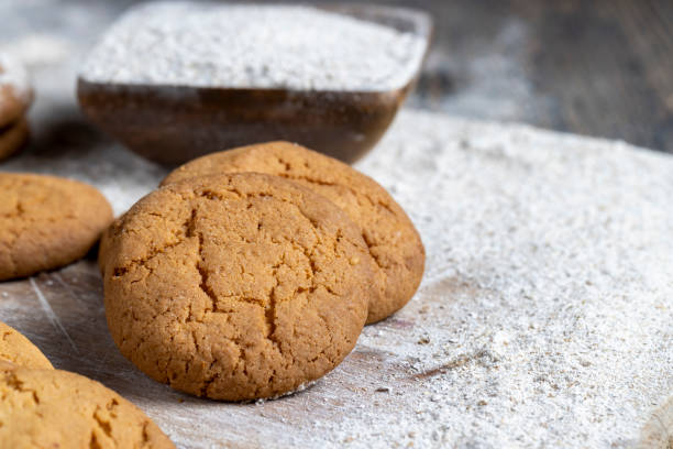 istock several round light cookies after cooking 1387057216