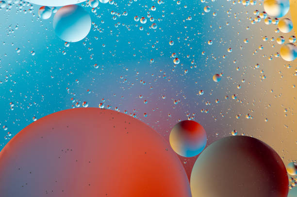 istock Macro oil and water multi colored abstract background 1387063904