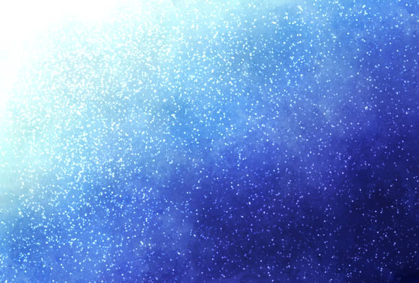 istock Beautiful watercolor style night sky background illustration 1387063938