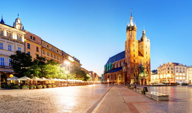 istock Krakow at night, Poland 1387070111