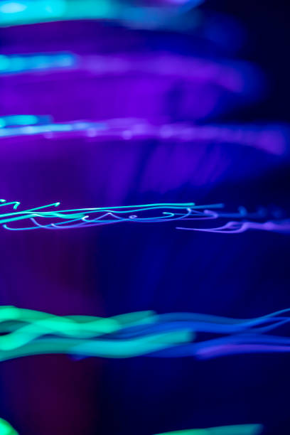 istock Abstract defocused background made of fiber optics 1387070870