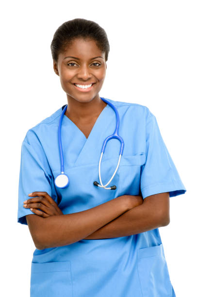 istock Studio shot of a confident young doctor posing against a white background 1387070910