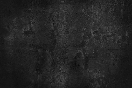 Black concrete background.Grunge texture.