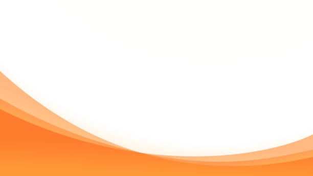 orange vector cover wallpaper - 曲線 幅插畫檔、美工圖案、卡通及圖標