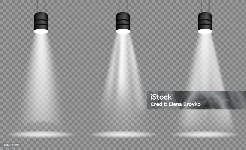 Vector Set Of Light Light Source Studio Lighting Png Lighting Spotlight Light Beams Light Effect Stock Illustration - Download Image - iStock