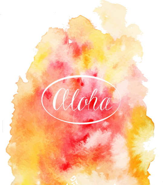 istock watercolor, beautiful abstract background,colored spots vector,handmade, card for you, yellow, pink 1387076149