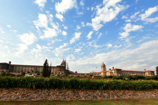 Full frontal view of the Union Buildings