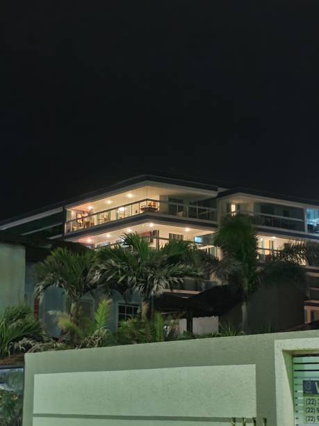 istock Building close to the beach 1387078913