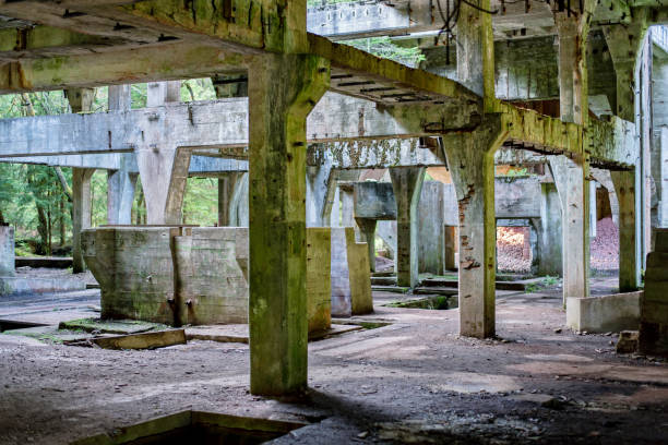 istock Abandoned tin mine in Rolava, Czech Republic. Urbex place. 1387080078