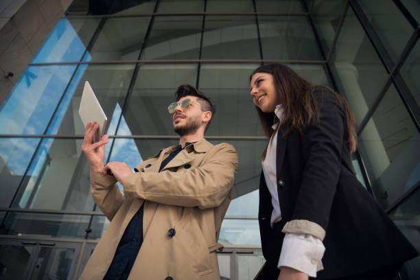 istock Business people are smiling about the great plan 1387086628