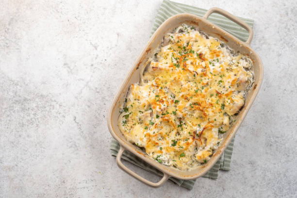 istock White fish casserole, cauliflower and potato 1387086722