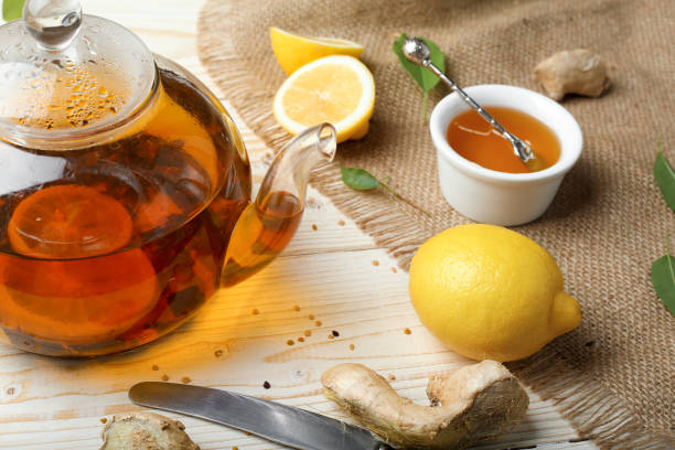 istock Tea, lemon, honey and ginger healthy Nutrition 1387087575
