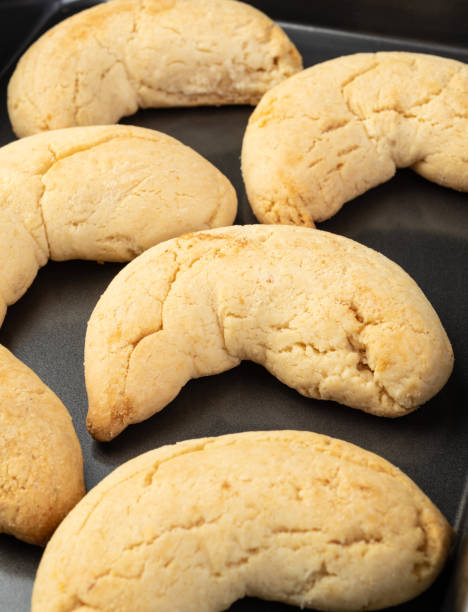 istock Chipas, typical south american cheese bun on a baking tray 1387087639
