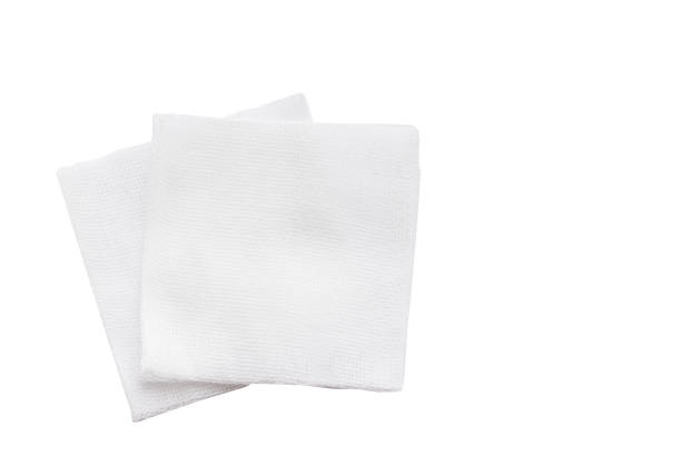 istock pair of gauzes on isolated white background 1387094742