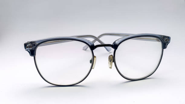 istock glasses in light gray with a white background. 1387096541