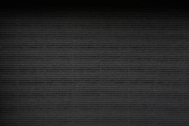 istock Pattern of black paper surface with lines 1387098300