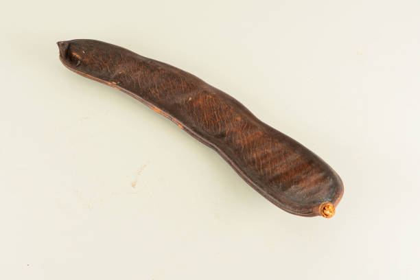 istock Close-up of carob fruit 1387099094