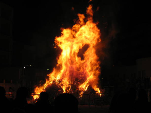 istock Bonfire on All Saints' Day, Spain 1387099686