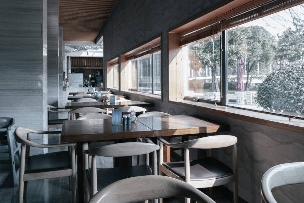 istock Restaurant interior, part of hotel 1387101411