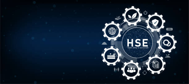 HSE banner icon concept - Health safety environment web banner with icons in HSE concept for business and organization. Industrial and safety standards health safety concept banner information solution banner vector HSE banner icon concept - Health safety environment web banner with icons in HSE concept for business and organization. Industrial and safety standards health safety concept banner information solution banner vector bank vault icon stock illustrations