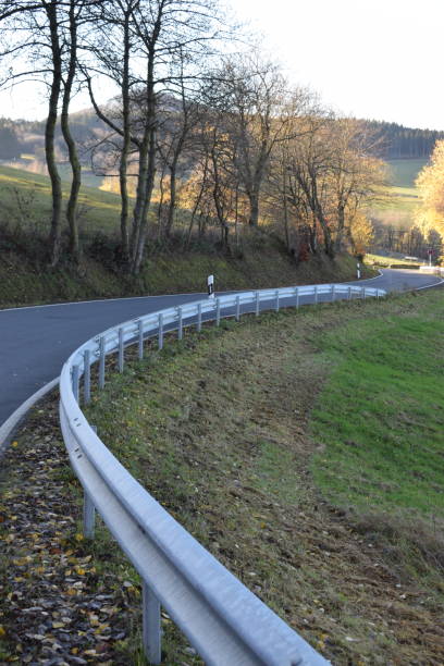 istock crash protection barrier in a curve 1387103976
