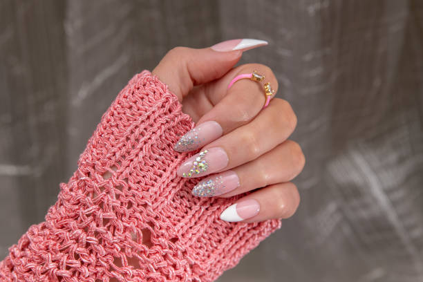 istock Nail Art. Girls Hand 1387115791