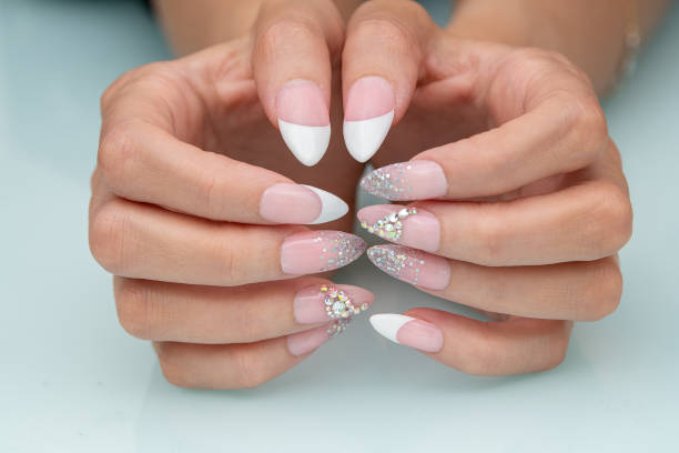 istock Nail Art. Girls Hand 1387115824