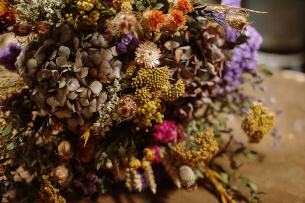 istock Dried flowers bouquet 1387123645