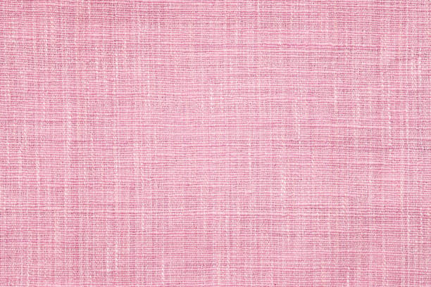 istock Pink cotton weave fabric texture 1387124234