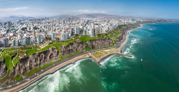 istock Aerial view of Lima city, Peru 1387126902