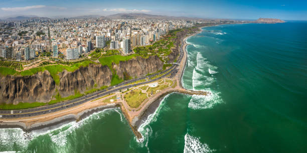 istock Aerial view of Lima city, Peru 1387126904