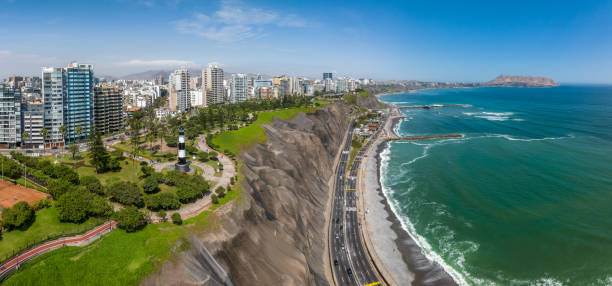 istock Aerial view of Lima city, Peru 1387127029