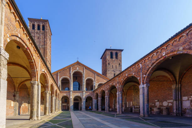 istock Basilica of Sant Ambrogio, in Milan 1387134310