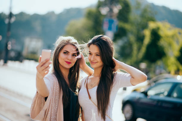 istock women taking selfie in the budapest 1387136530