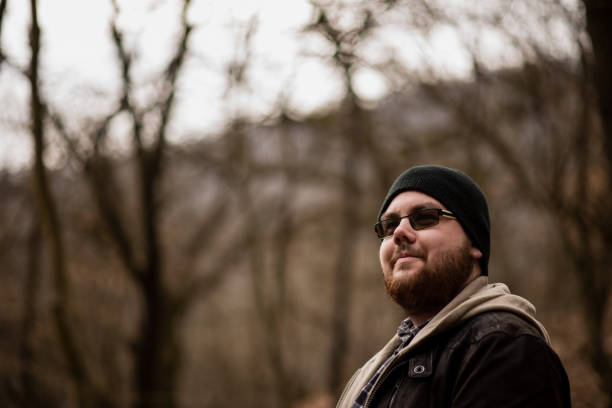istock Man portrait in the nature 1387136931
