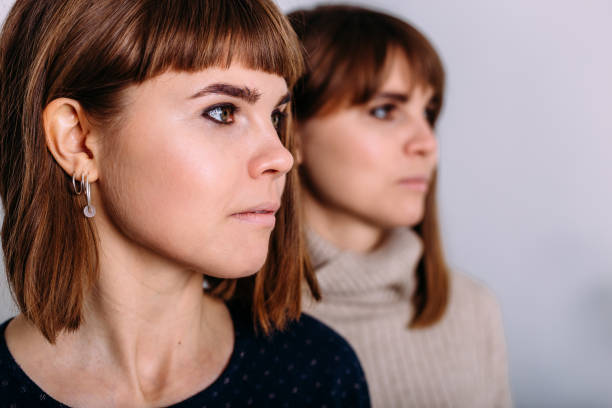 Two young women twins sisters