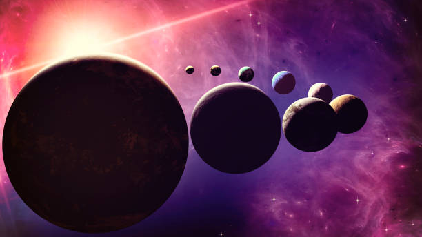 istock Planets and exoplanets of unexplored galaxies. Sci-Fi. New worlds to discover 1387158598