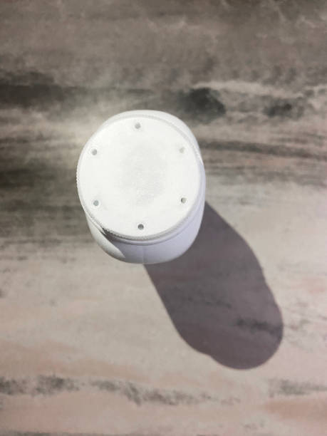 istock Talcum powder on the wood table background 1387160493