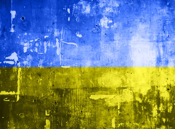 istock Map of Ukraine on a textured concrete wall. Peace in Ukraine. 1387160574