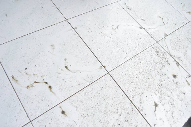 istock stains on the floor. dirty floor 1387167308