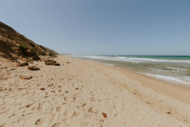 istock Thirteenth Beach at Barwon Heads in Australia 1387171478