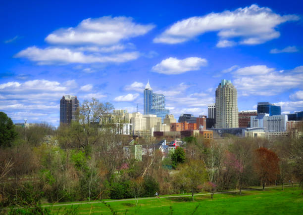 istock Beautiful Raleigh NC Skyline 1387178908