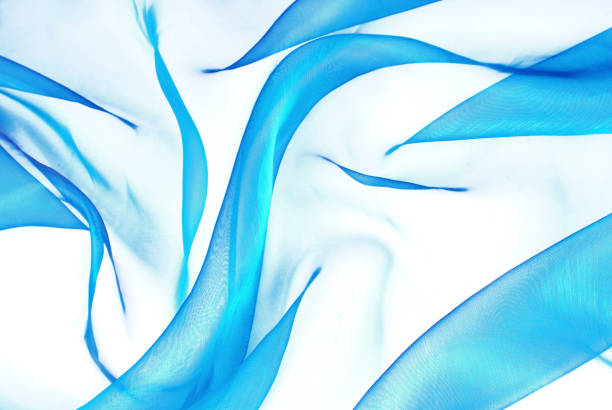 istock blue cyan abstract background fabric organza texture 1387185694
