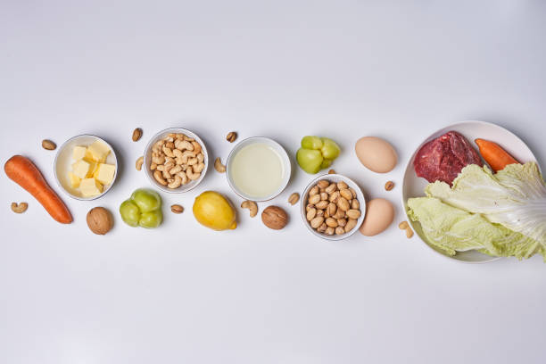 istock Ketogenic diet food ingredients 1387185827