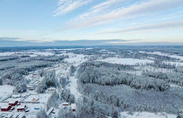 istock Winter landscape in Sweden 1387186723