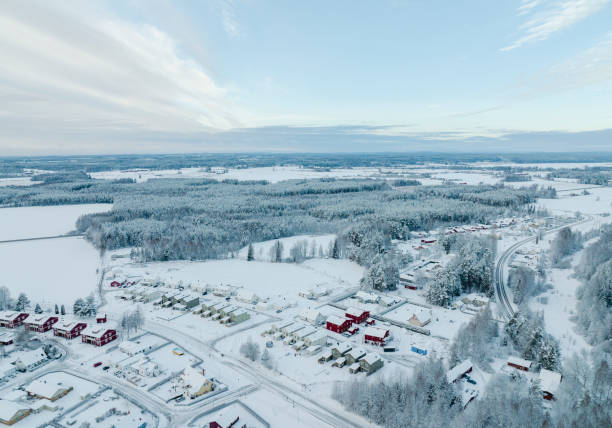 istock Winter landscape in Sweden 1387186785